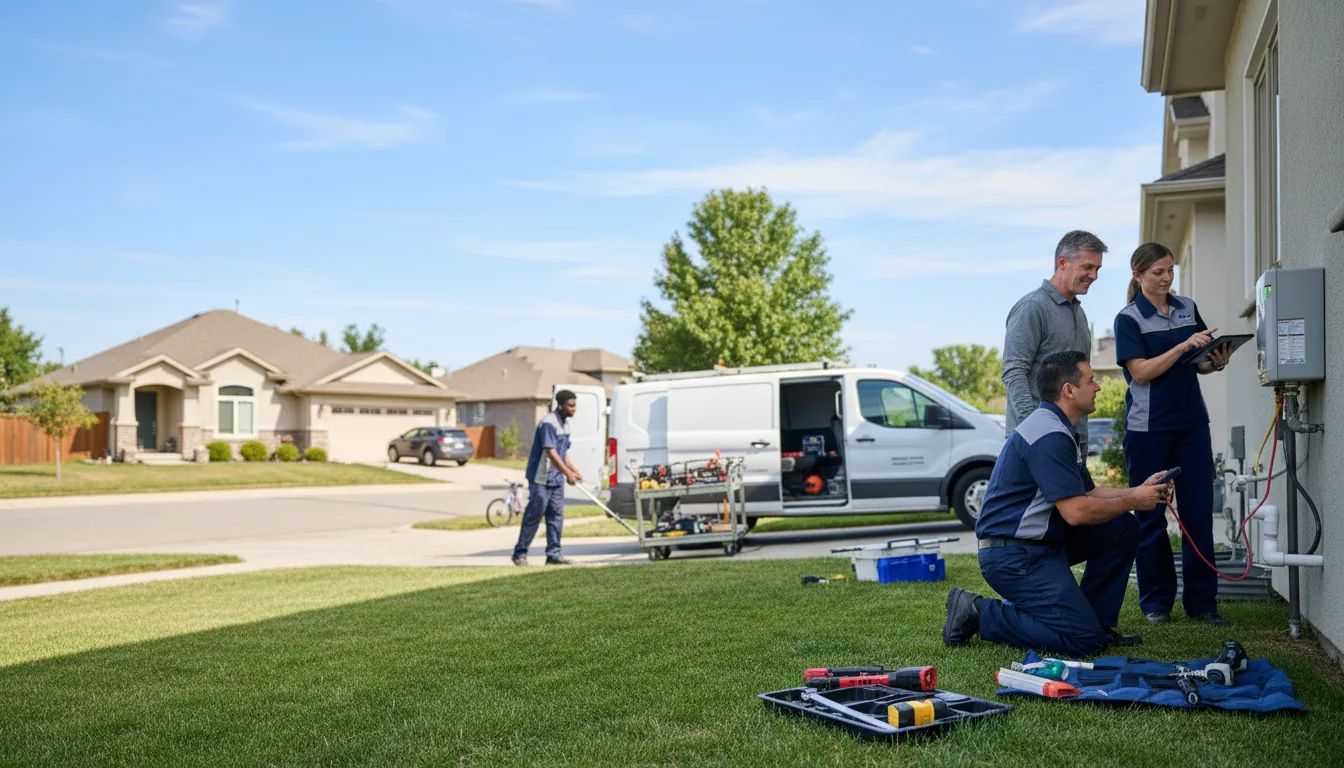 Tankless water heater service in Posen, IL